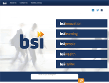 Tablet Screenshot of bsi.com.au