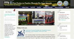 Desktop Screenshot of lppm.bsi.ac.id